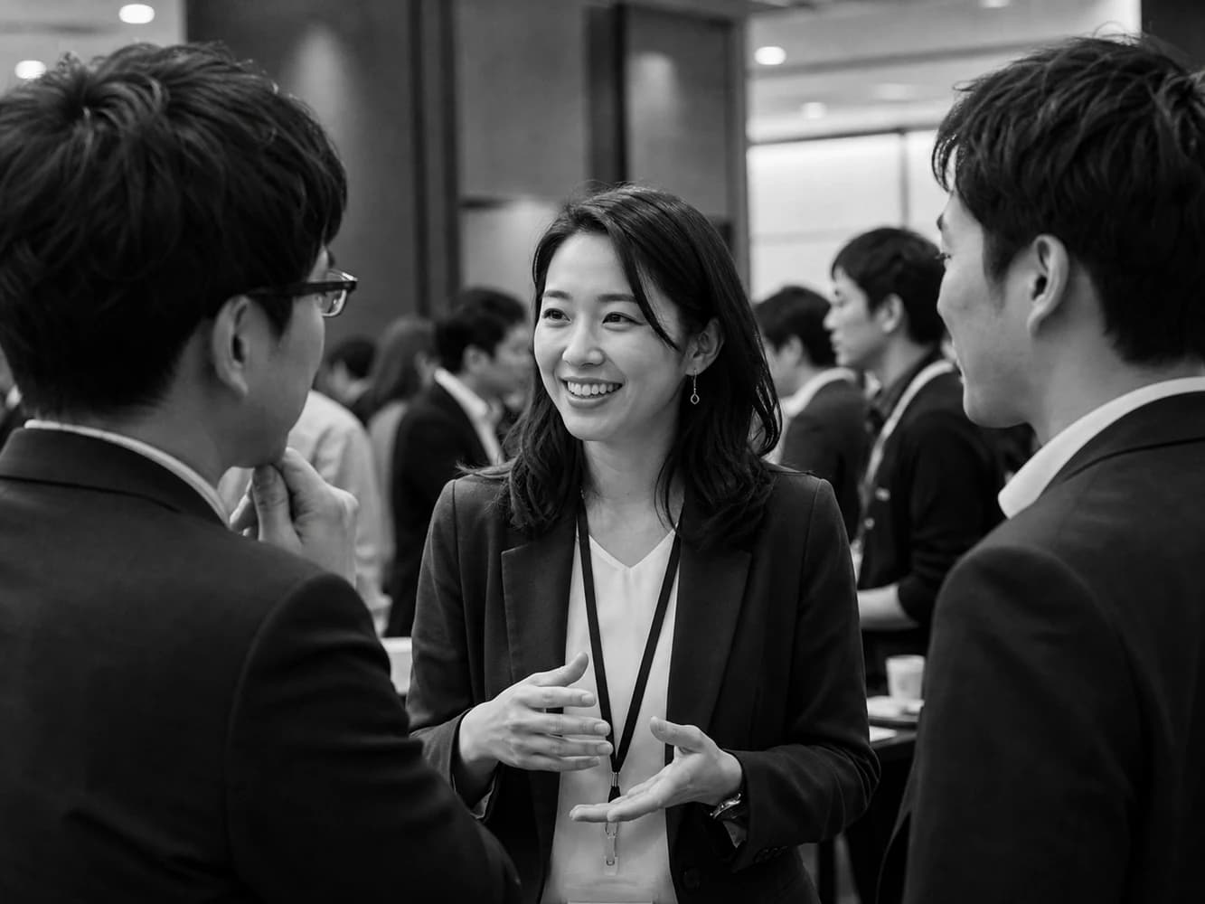 参加者同士が交流するイメージ